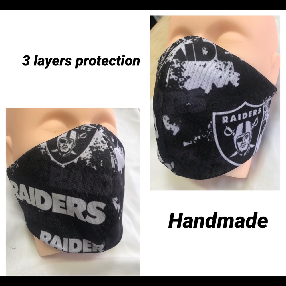 Raiders face mask (handmade)